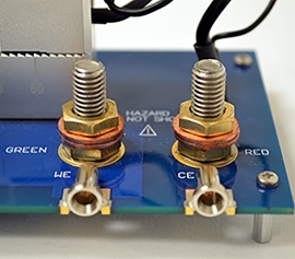 Batteriehalter für zuverlässige Messergebnisse mit allen Gamry Systemen incl. Reference 3000 incl. 30K Booster